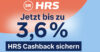 HRS Cashback – Jetzt bis zu 3,6 % auf deine Hotelbuchung zurückholen
