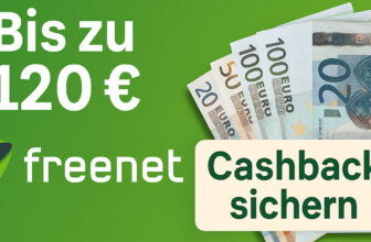 freenet Cashback – bis zu 120 € sichern auf Mobilfunk & Digital Lifestyle